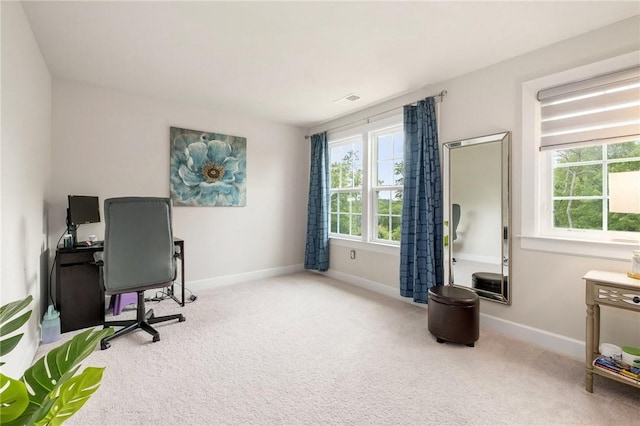 712 Mulkerrin Ct, Pine Twp Nal, PA 16046 - carpeted home office featuring baseboards