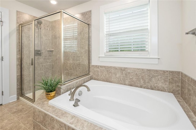 712 Mulkerrin Ct, Pine Twp Nal, PA 16046 - bathroom with a garden tub and a shower stall