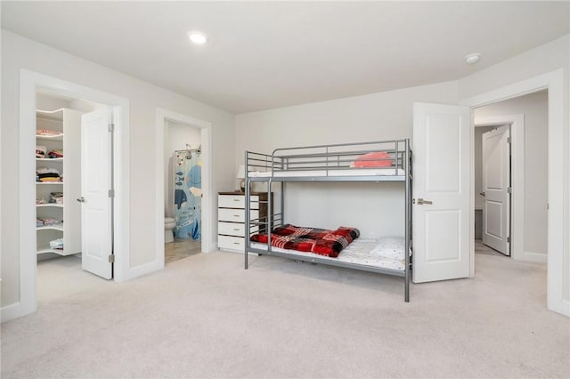 712 Mulkerrin Ct, Pine Twp Nal, PA 16046 - bedroom with carpet, baseboards, a walk in closet, and recessed lighting