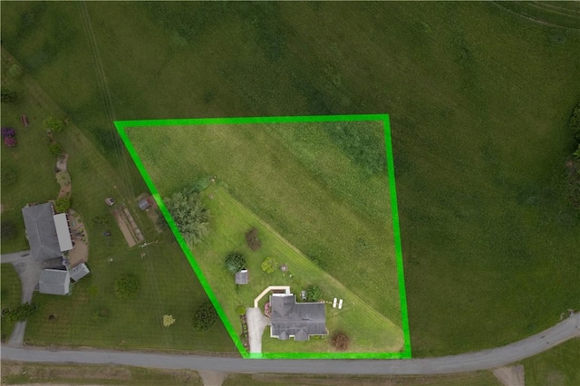 73 Hartman Rd, Green/Commdre/Prchse, PA 15759 - aerial view of property and surrounding area with property boundaries highlighted