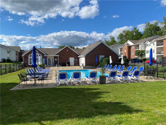 350 Hidden Ridge Ct Unit 302, South Park, PA 15129 - community pool with a residential view and a patio