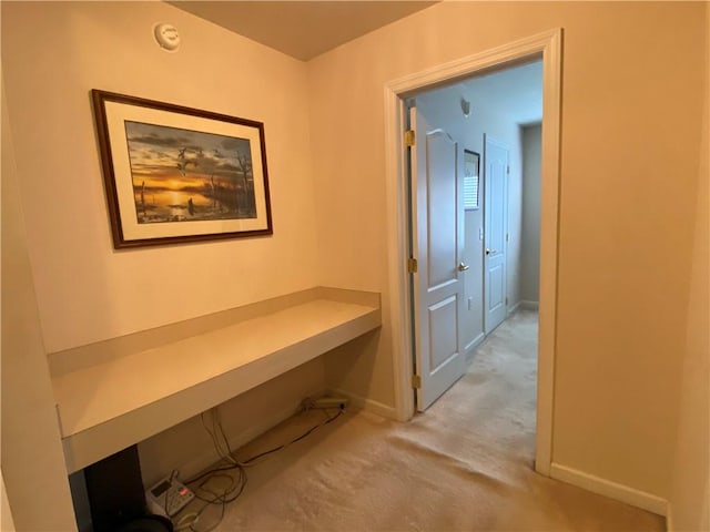 350 Hidden Ridge Ct Unit 302, South Park, PA 15129 - hallway with light carpet and baseboards