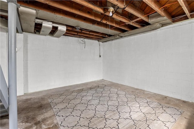 1311 Agnew Ave, Hopewell Twp Bea, PA 15001 - view of unfinished below grade area