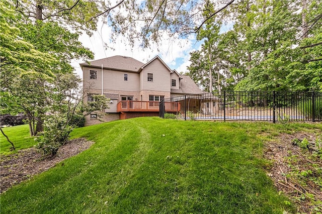 1500 Fitzgerald Ct, Unity Twp, PA 15601 - back of house featuring a wooden deck