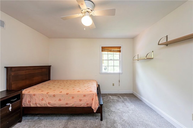 1500 Fitzgerald Ct, Unity Twp, PA 15601 - bedroom featuring carpet floors, baseboards, and a ceiling fan
