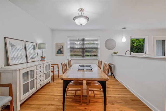 501 Parkview Dr, Mt Lebanon, PA 15243 - dining area with light wood-style floors and baseboards