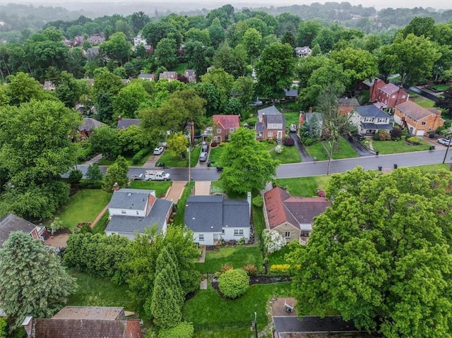 501 Parkview Dr, Mt Lebanon, PA 15243 - aerial view of property and surrounding area with nearby suburban area
