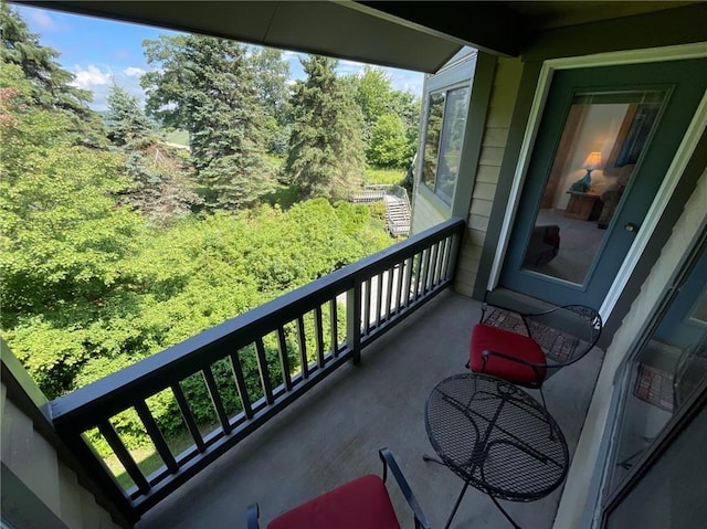B45A Stoneridge Dr, Seven Springs Resort, PA 15557 - view of balcony