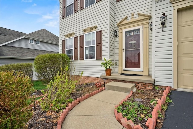 5834 Windsor Ct, South Fayette, PA 15057 - doorway to property with a garage
