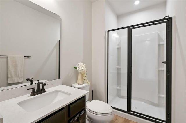 150 Moyer Hill Dr, Cranberry Twp, PA 16066 - bathroom with a shower stall, toilet, and vanity
