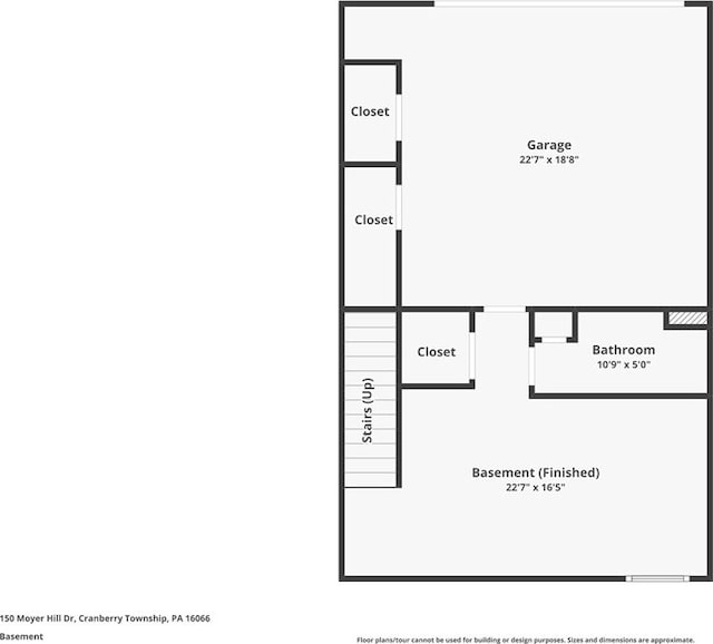 150 Moyer Hill Dr, Cranberry Twp, PA 16066 - room layout