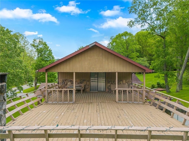 600 Pineview Dr Unit 590, Elizabeth Twp/Boro, PA 15037 - view of wooden deck