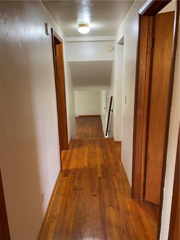 327 Craig St, Manor Twp, PA 16226 - corridor featuring an upstairs landing and wood finished floors