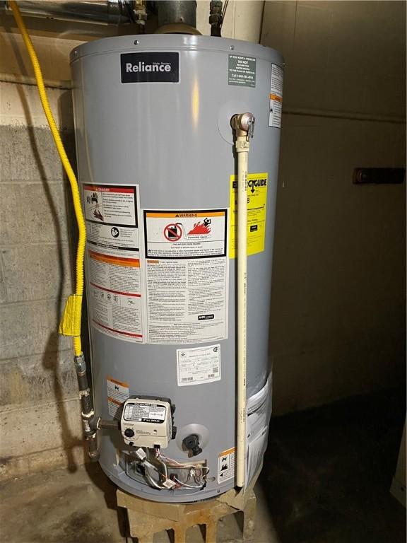 327 Craig St, Manor Twp, PA 16226 - utilities featuring gas water heater