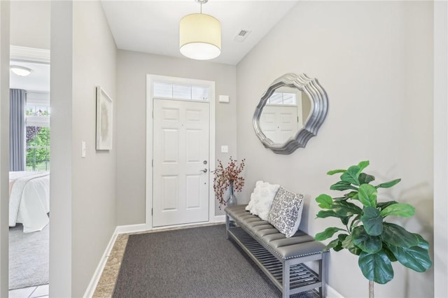 219 Brookside Dr, Cranberry Twp, PA 16066 - entryway with carpet and baseboards