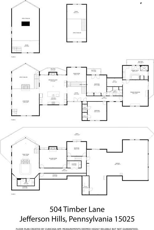 504 Timber Ln, Jefferson Hills, PA 15025 - property floor plan