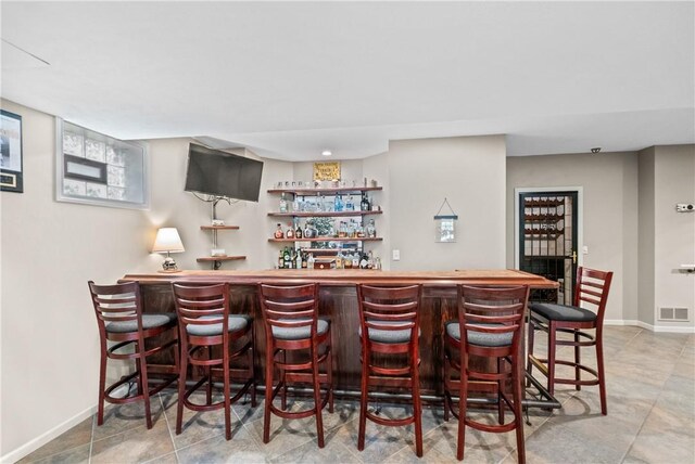 110 Marcur Ln, Center Twp Bea, PA 15061 - indoor dry bar with baseboards