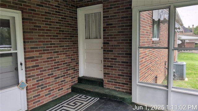 175 Sherman Ave, Waynsbrg/Frankln Twp, PA 15370 - doorway to property with central AC unit