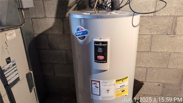 175 Sherman Ave, Waynsbrg/Frankln Twp, PA 15370 - utilities featuring electric water heater and heating unit