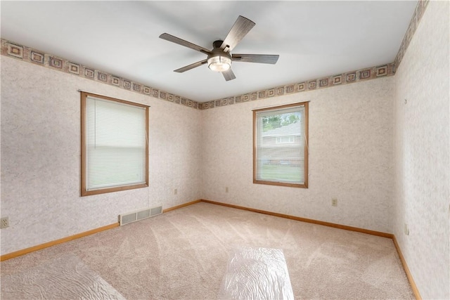 207 Mccartney Dr, Moon/Crescent Twp, PA 15108 - empty room featuring a ceiling fan and carpet flooring