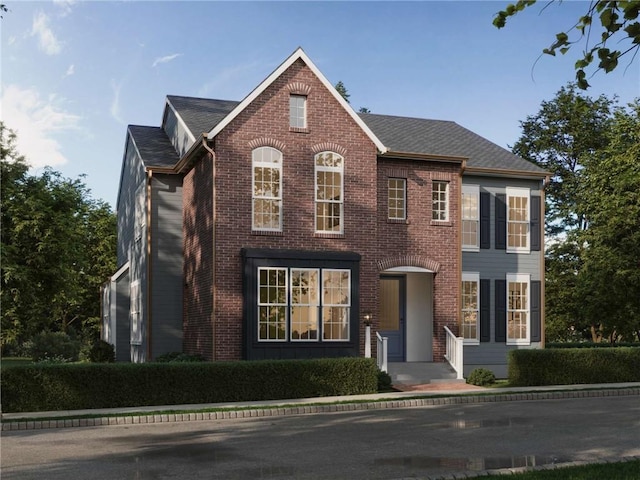 4049 Windsfield Way S, Fayette, PA 15017 - view of front of house with brick siding and a shingled roof