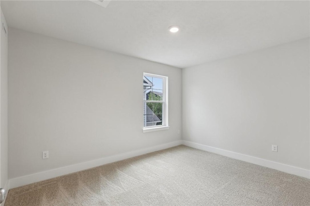 1213 Newbury Highland, South Fayette, PA 15017 - spare room featuring carpet flooring, baseboards, and recessed lighting