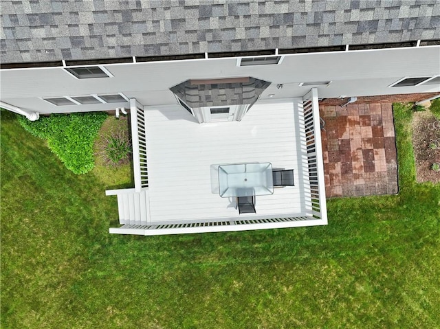 115 Lawrence Dr, Brighton Twp, PA 15009 - rear view of house featuring roof with shingles
