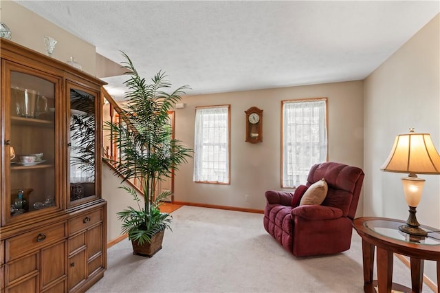 115 Lawrence Dr, Brighton Twp, PA 15009 - living area with light colored carpet and baseboards
