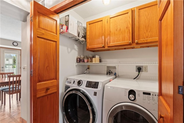 115 Lawrence Dr, Brighton Twp, PA 15009 - laundry room featuring cabinet space and washer and clothes dryer