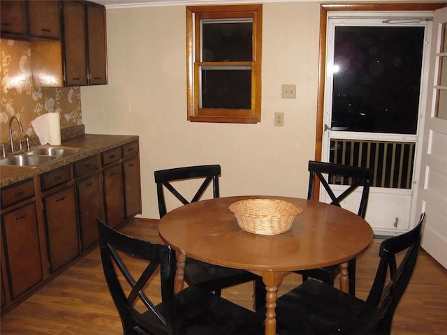 1230 Frank Ave, Jeannette, PA 15644 - dining room with dark wood-style floors