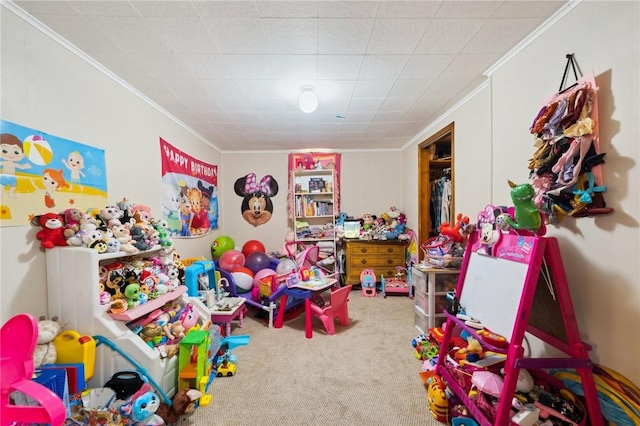 1230 Frank Ave, Jeannette, PA 15644 - playroom featuring ornamental molding and carpet