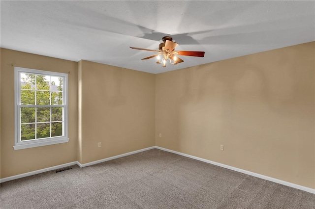 929 White Water, Adams Twp, PA 16046 - unfurnished room featuring ceiling fan, carpet floors, and baseboards