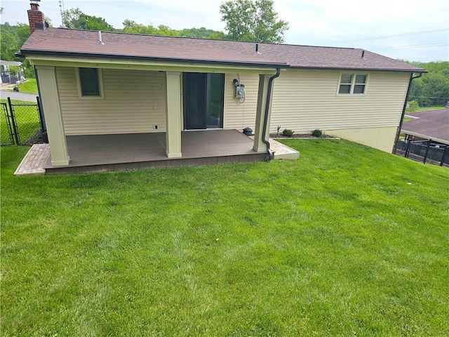 261 Lacock St, Canton Twp, PA 15301 - rear view of house with a chimney