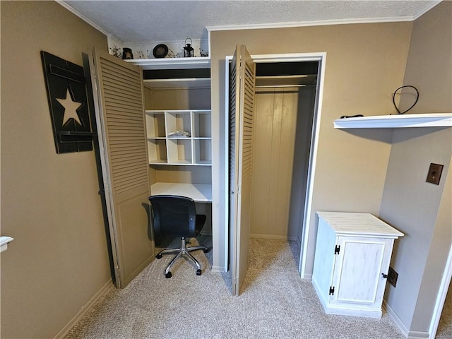 261 Lacock St, Canton Twp, PA 15301 - unfurnished office with carpet flooring, crown molding, and baseboards