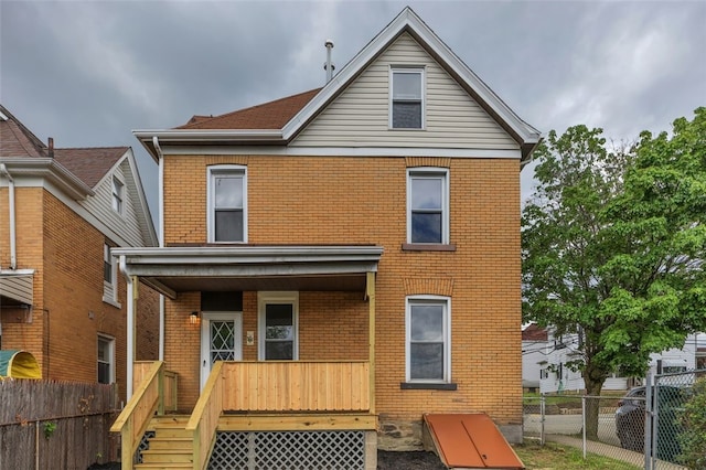 901 Punta Gorda Ave, East Mckeesport, PA 15035 - back of property with brick siding