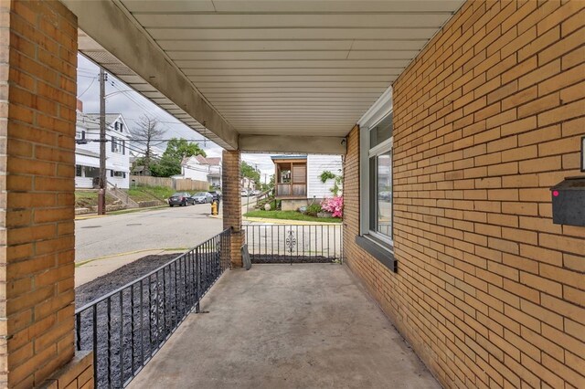 901 Punta Gorda Ave, East Mckeesport, PA 15035 - covered porch featuring a residential view