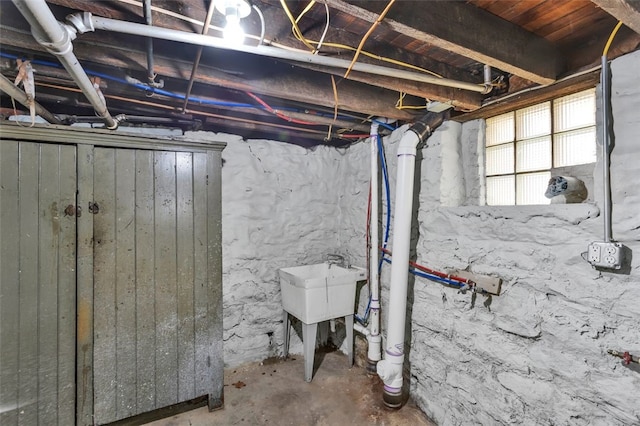 901 Punta Gorda Ave, East Mckeesport, PA 15035 - basement featuring a sink