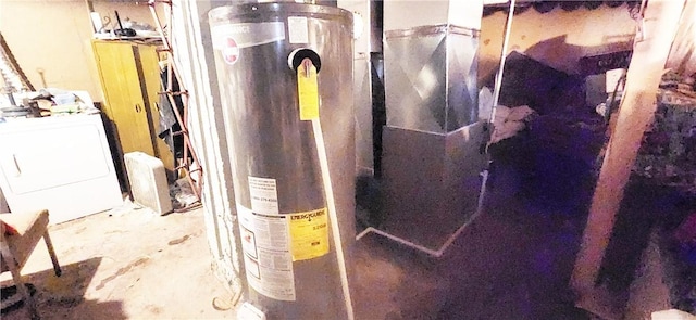 17 Shenango Blvd, Farrell, PA 16121 - utilities featuring water heater and washer / clothes dryer