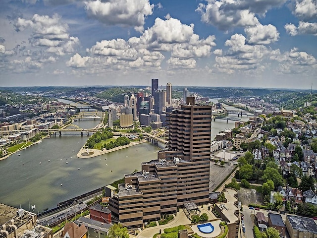 1 Trimont Ln Unit 2115A, Mt Washington, PA 15211 - view of urban area featuring a large body of water and a notable bridge