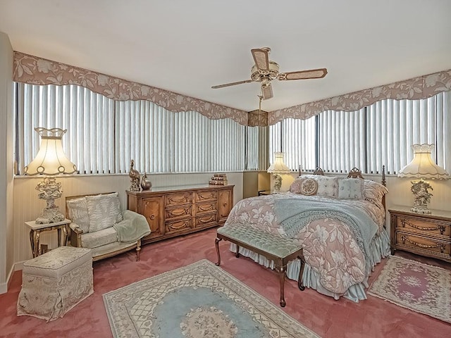 1 Trimont Ln Unit 2115A, Mt Washington, PA 15211 - carpeted bedroom featuring ceiling fan
