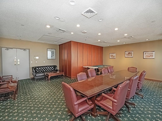 1 Trimont Ln Unit 2115A, Mt Washington, PA 15211 - dining room featuring carpet floors, recessed lighting, baseboards, and billiards