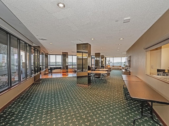 1 Trimont Ln Unit 2115A, Mt Washington, PA 15211 - lobby featuring a textured ceiling and recessed lighting