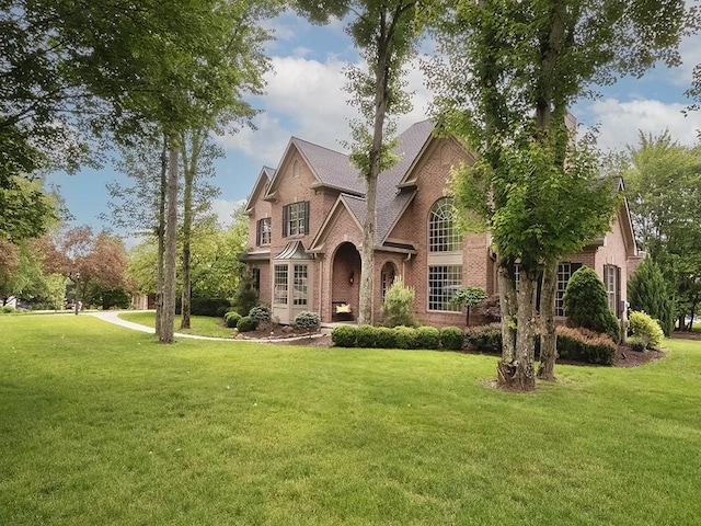 906 Big Bear Ct, Adams Twp, PA 15044 - view of front facade featuring brick siding and a front yard
