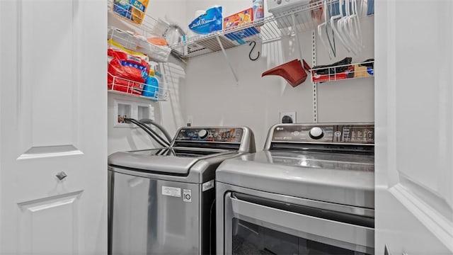 155 Bucktail Dr, Cranberry Twp, PA 16066 - washroom featuring separate washer and dryer