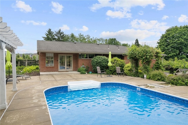221 Moody Rd, Imperial, PA 15126 - swimming pool featuring a patio and french doors
