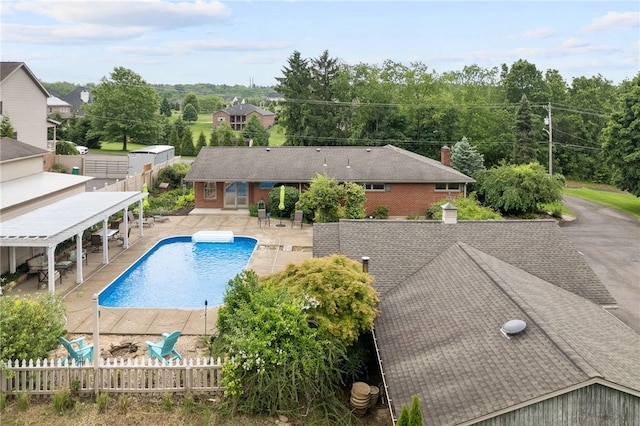 221 Moody Rd, Imperial, PA 15126 - view of pool featuring a patio and a pergola