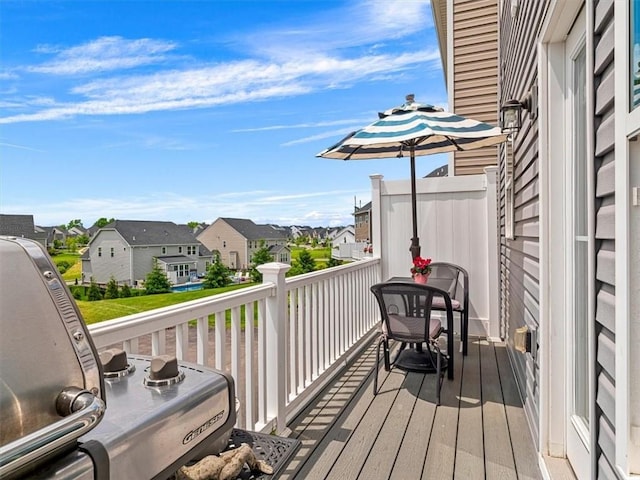 4046 Overview Dr, Cecil, PA 15317 - wooden terrace with a residential view
