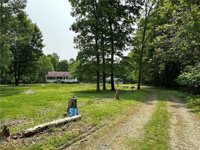 51 Clark Ave, Kiskiminetas Twp, PA 15686 - view of dirt / gravel road with a forest view