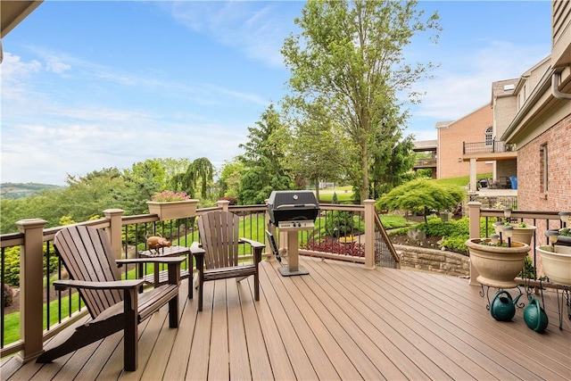 409 Foxwood Ln, Scott Twp Sal, PA 15220 - deck featuring area for grilling