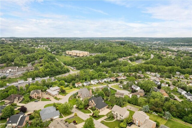 409 Foxwood Ln, Scott Twp Sal, PA 15220 - aerial view of residential area